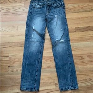 Vintage VS Distressed Pencil Jeans